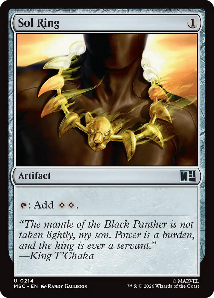 Sol Ring (0214) [Marvel Super Heroes Commander] | Game Master's Emporium (The New GME)