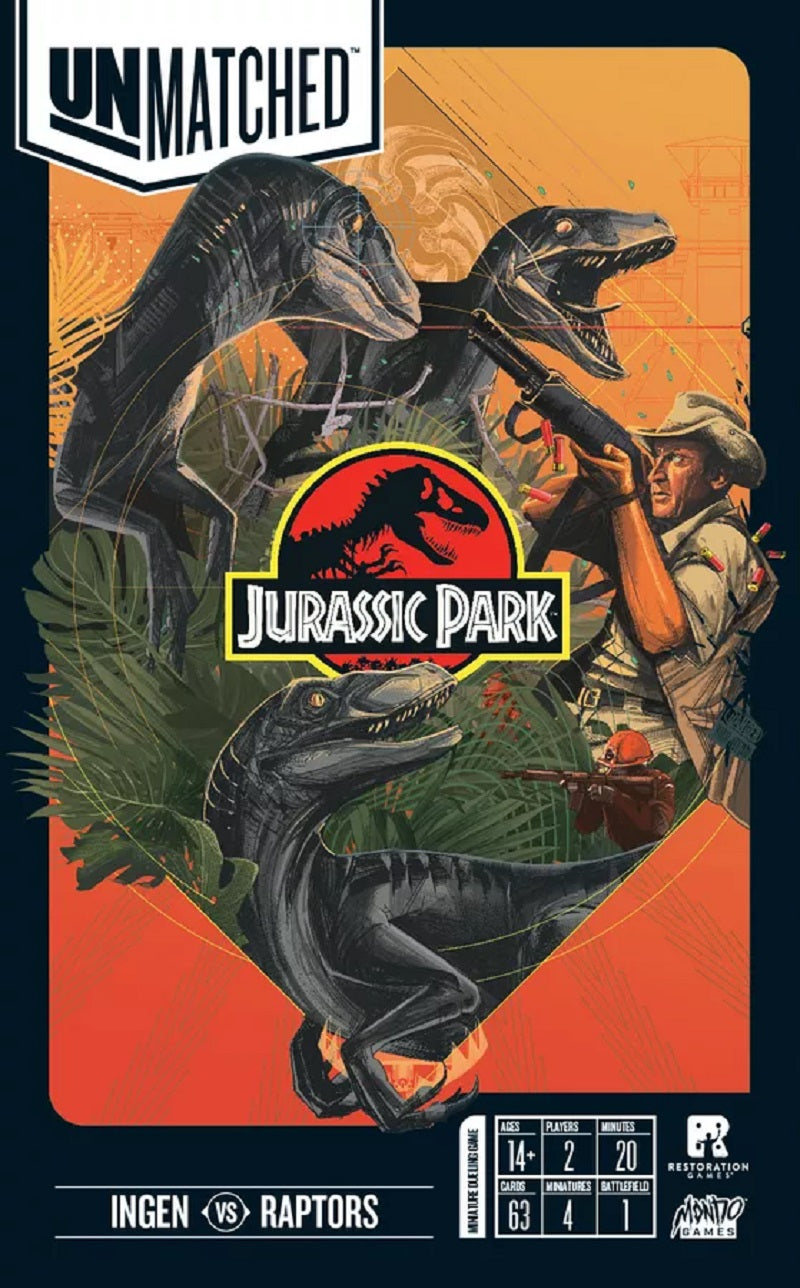 Unmatched  Jurassic Park: Ingen vs Raptors | Game Master's Emporium (The New GME)