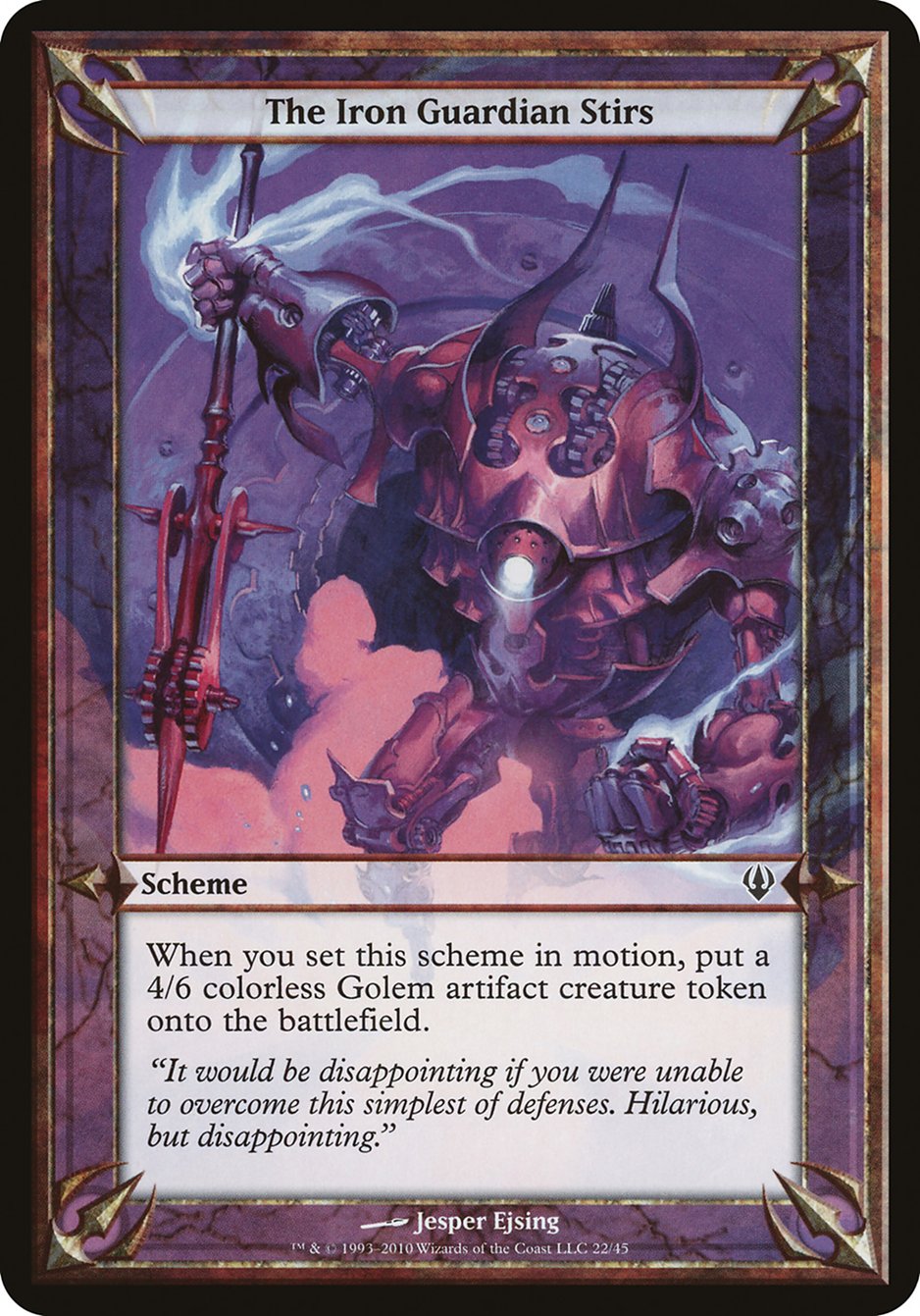 The Iron Guardian Stirs (Schemes) [Archenemy Schemes] | Game Master's Emporium (The New GME)