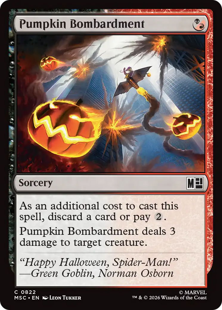 Pumpkin Bombardment [Marvel Super Heroes Commander] | Game Master's Emporium (The New GME)