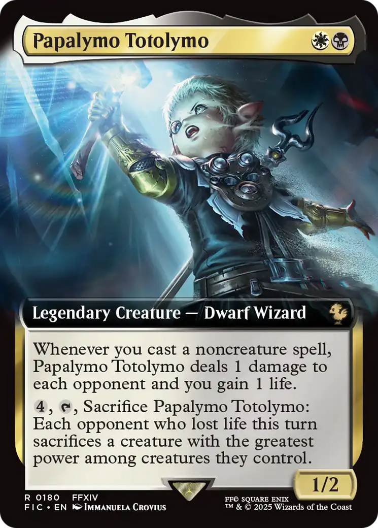 Papalymo Totolymo (Extended Art) [FINAL FANTASY Commander] | Game Master's Emporium (The New GME)