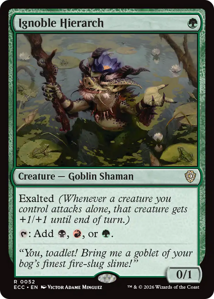 Ignoble Hierarch [Lorwyn Eclipsed Commander] | Game Master's Emporium (The New GME)