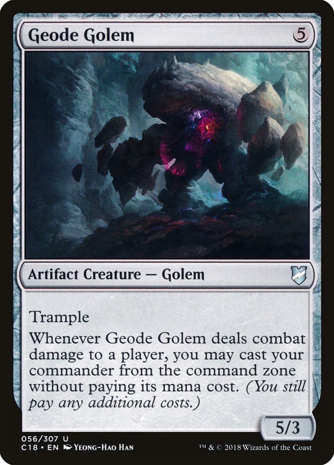 Geode Golem [Commander 2018] | Game Master's Emporium (The New GME)