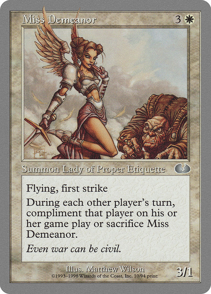 Miss Demeanor [Unglued] | Game Master's Emporium (The New GME)