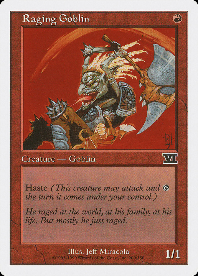 Raging Goblin [Classic Sixth Edition] | Game Master's Emporium (The New GME)