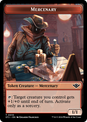 Mercenary // Construct Double-Sided Token [Outlaws of Thunder Junction Tokens] | Game Master's Emporium (The New GME)