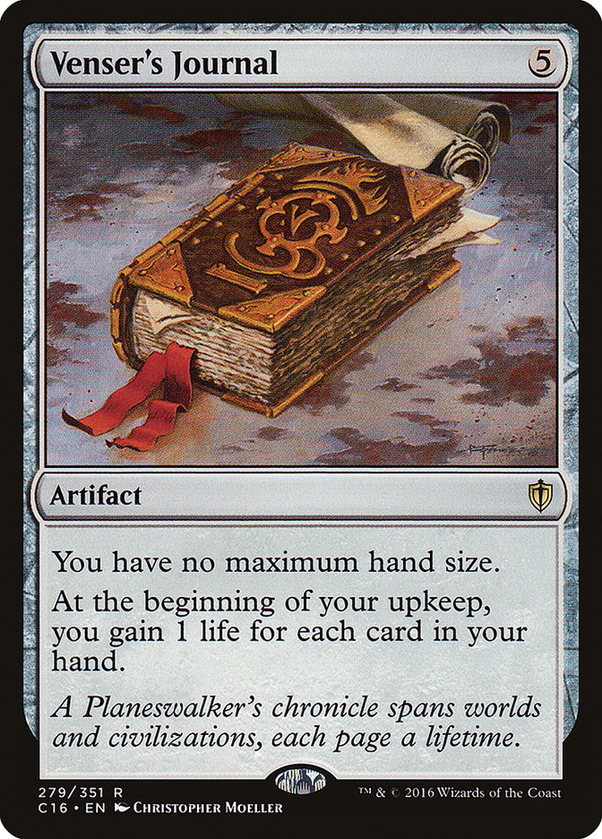 Venser's Journal [Commander 2016] | Game Master's Emporium (The New GME)