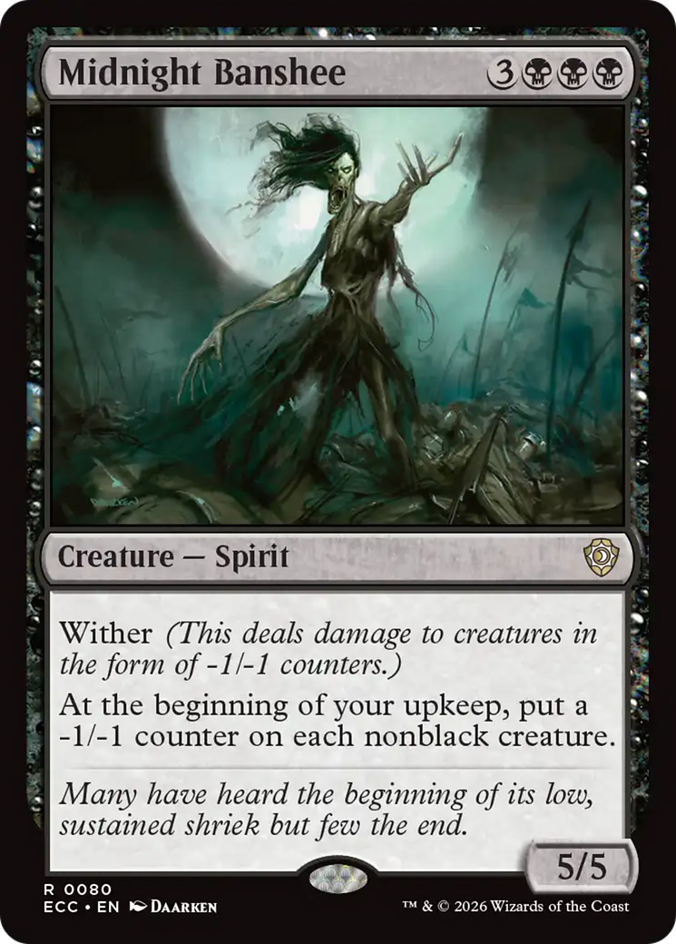 Midnight Banshee [Lorwyn Eclipsed Commander] | Game Master's Emporium (The New GME)