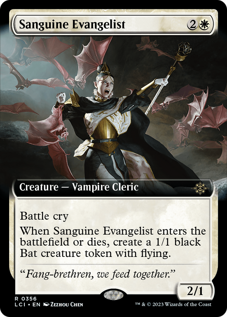 Sanguine Evangelist (Extended Art) [The Lost Caverns of Ixalan] | Game Master's Emporium (The New GME)