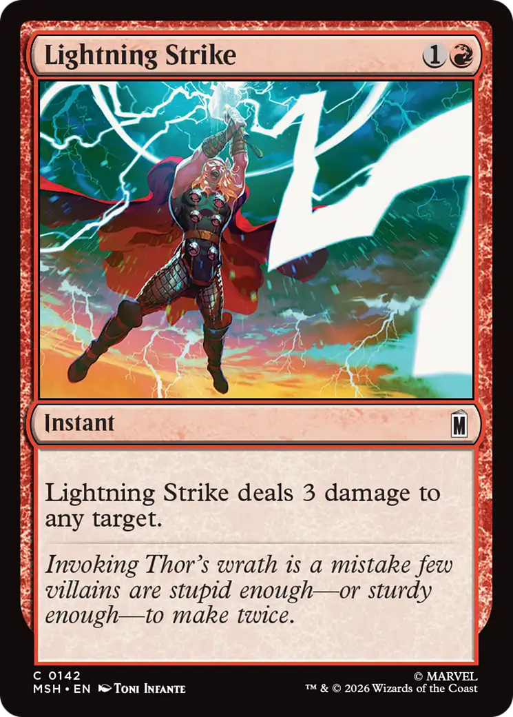 Lightning Strike [Marvel Super Heroes] | Game Master's Emporium (The New GME)