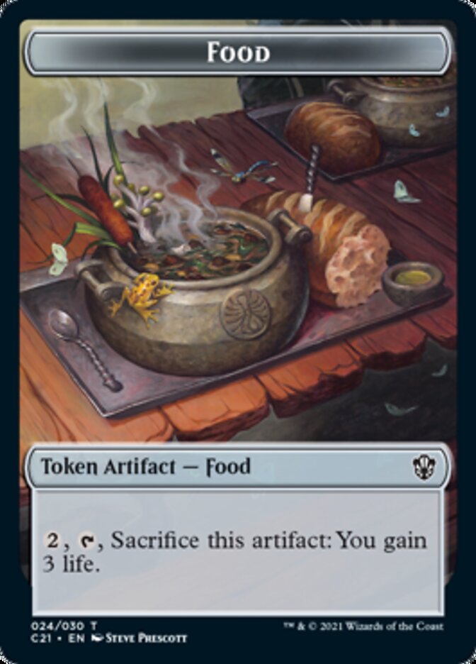 Food // Pest Double-Sided Token [Commander 2021 Tokens] | Game Master's Emporium (The New GME)