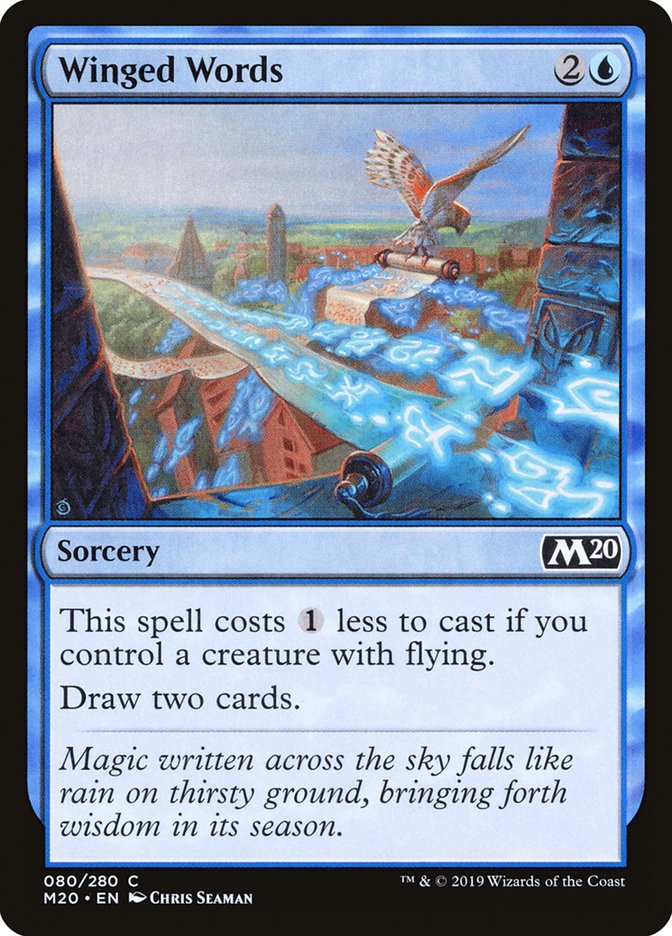 Winged Words [Core Set 2020] | Game Master's Emporium (The New GME)