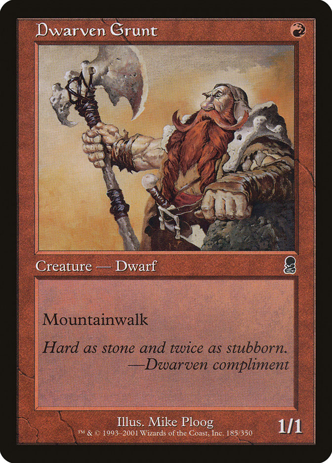 Dwarven Grunt [Odyssey] | Game Master's Emporium (The New GME)