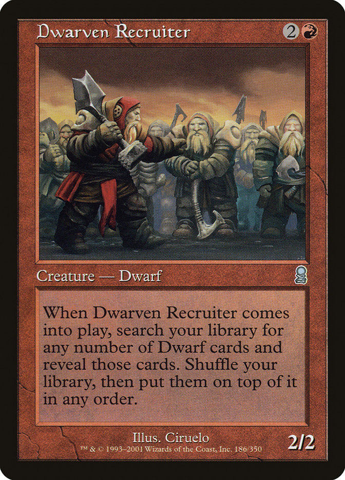 Dwarven Recruiter [Odyssey] | Game Master's Emporium (The New GME)