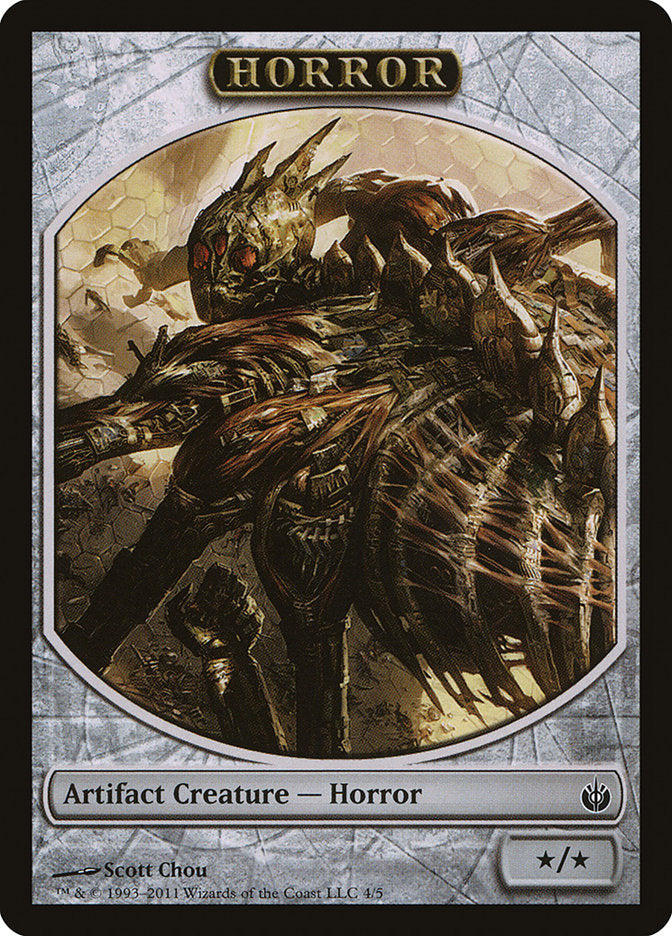 Horror Token [Mirrodin Besieged Tokens] | Game Master's Emporium (The New GME)
