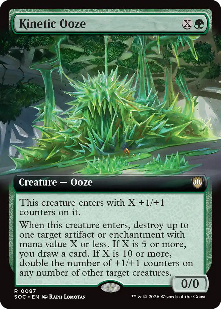 Kinetic Ooze (Extended Art) [Secrets of Strixhaven Commander] | Game Master's Emporium (The New GME)