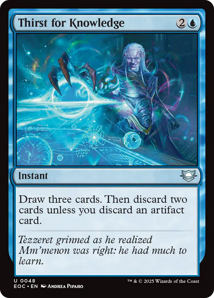 Thirst for Knowledge [Edge of Eternities Commander] | Game Master's Emporium (The New GME)