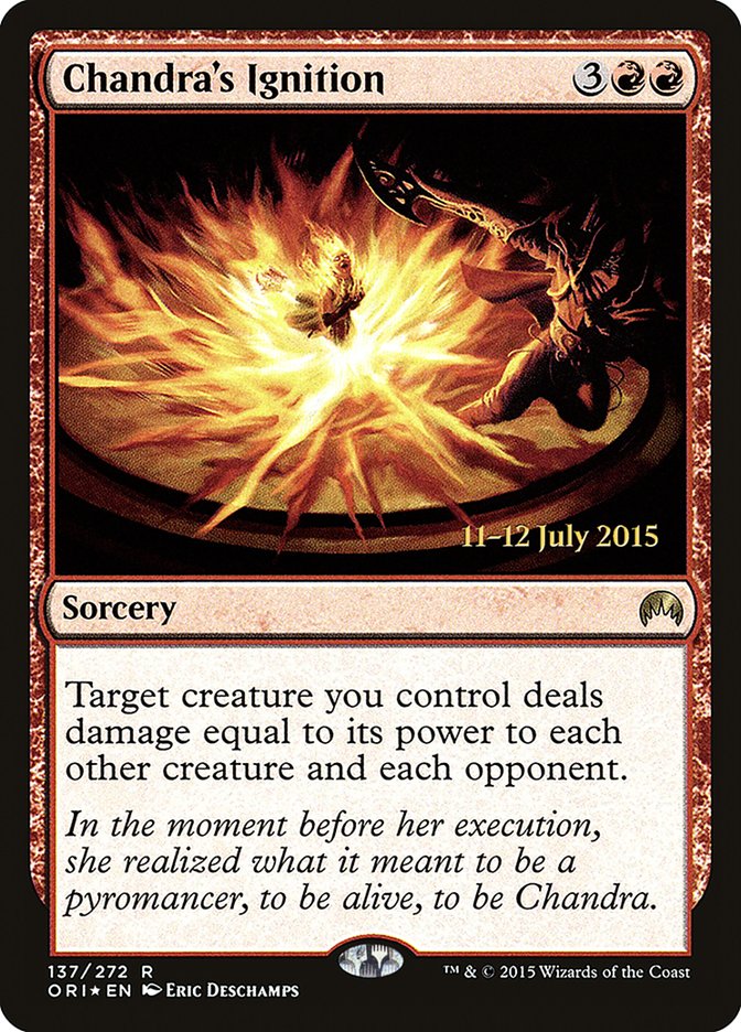 Chandra's Ignition [Magic Origins Prerelease Promos] | Game Master's Emporium (The New GME)