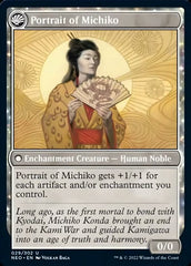 Michiko's Reign of Truth // Portrait of Michiko [Kamigawa: Neon Dynasty] | Game Master's Emporium (The New GME)