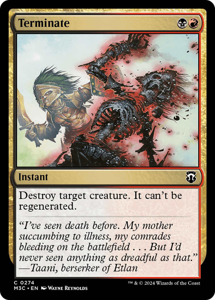 Terminate [Modern Horizons 3 Commander] | Game Master's Emporium (The New GME)