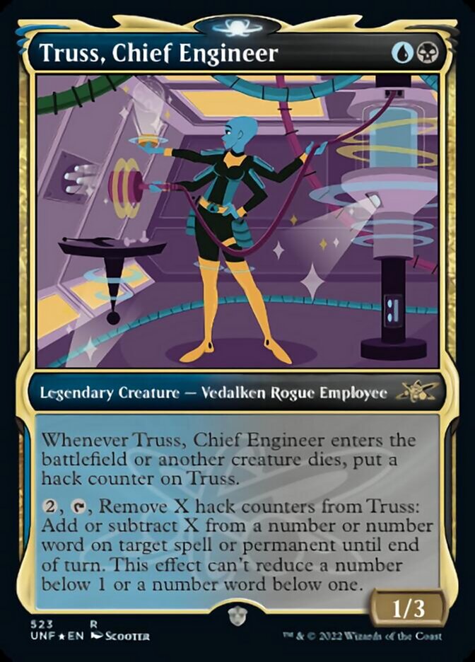 Truss, Chief Engineer (Showcase) (Galaxy Foil) [Unfinity] | Game Master's Emporium (The New GME)
