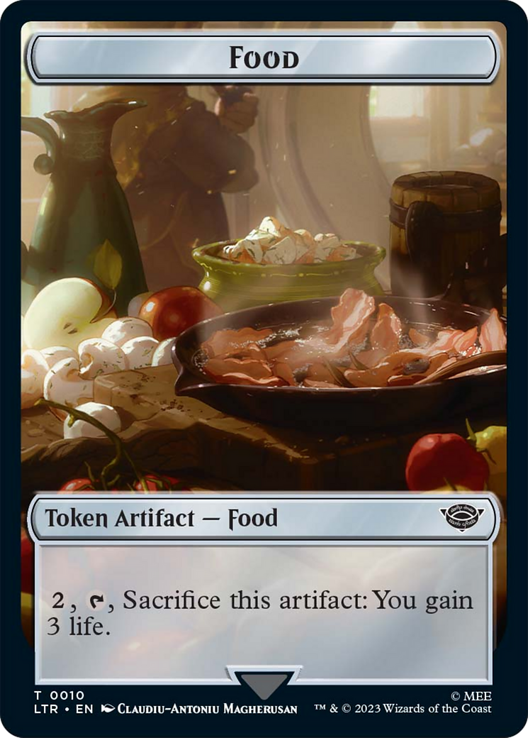 Food (10) // Smaug Double-Sided Token [The Lord of the Rings: Tales of Middle-Earth Tokens] | Game Master's Emporium (The New GME)