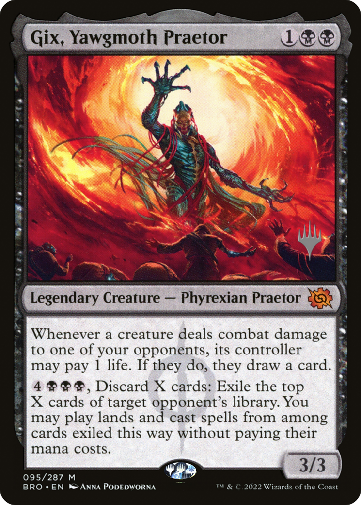 Gix, Yawgmoth Praetor (Promo Pack) [The Brothers' War Promos] | Game Master's Emporium (The New GME)