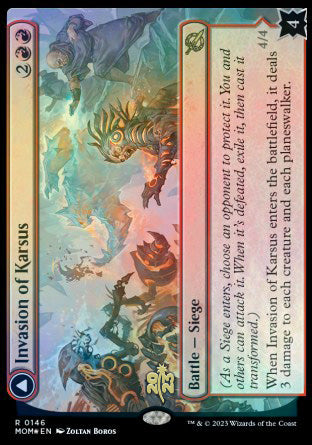 Invasion of Karsus // Refraction Elemental [March of the Machine Prerelease Promos] | Game Master's Emporium (The New GME)