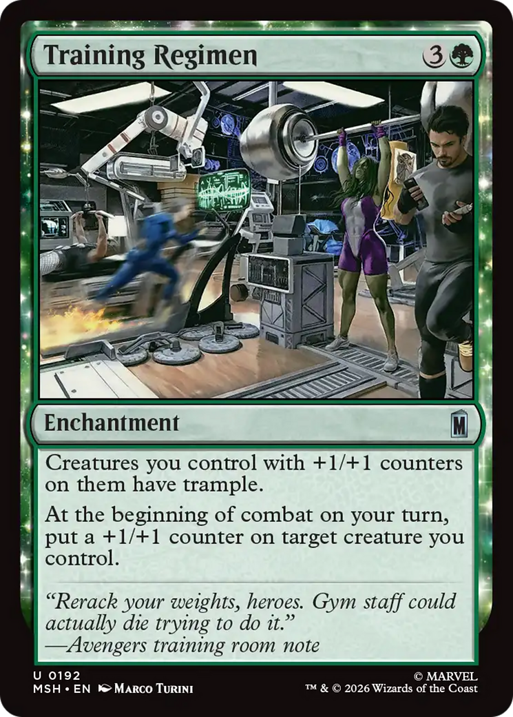 Training Regimen [Marvel Super Heroes] | Game Master's Emporium (The New GME)