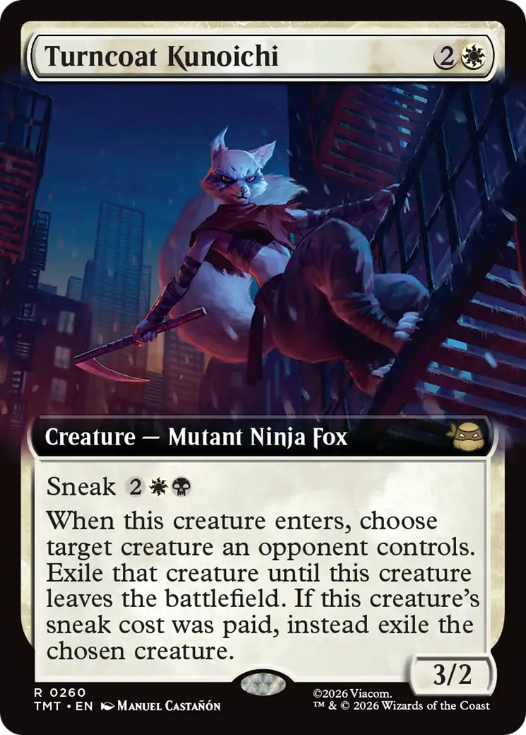 Turncoat Kunoichi (Extended Art) [Teenage Mutant Ninja Turtles] | Game Master's Emporium (The New GME)