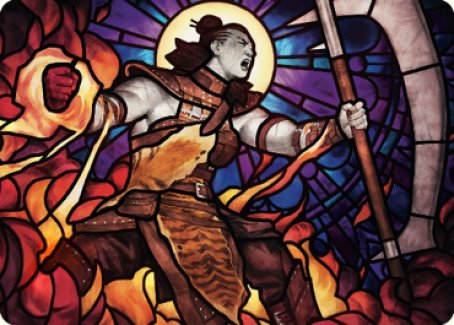 Garna, Bloodfist of Keld Art Card [Dominaria United Art Series] | Game Master's Emporium (The New GME)