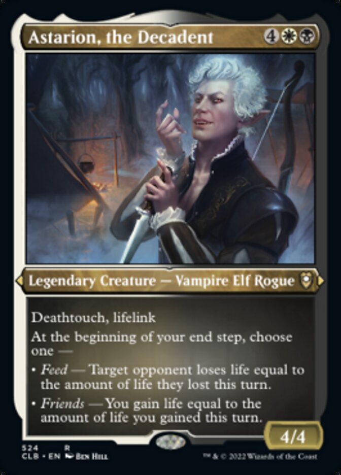 Astarion, the Decadent (Foil Etched) [Commander Legends: Battle for Baldur's Gate] | Game Master's Emporium (The New GME)