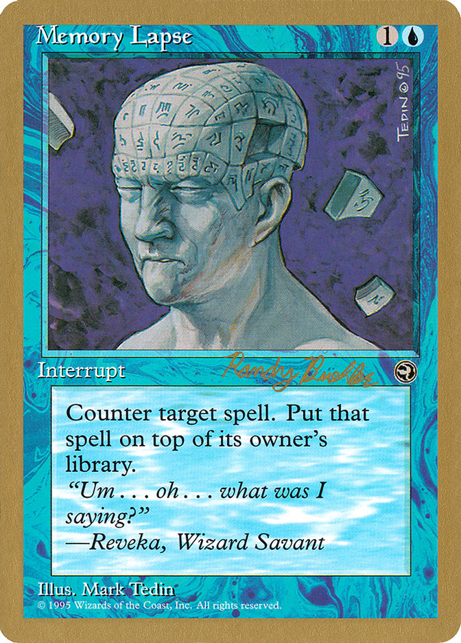 Memory Lapse (Randy Buehler) [World Championship Decks 1998] | Game Master's Emporium (The New GME)