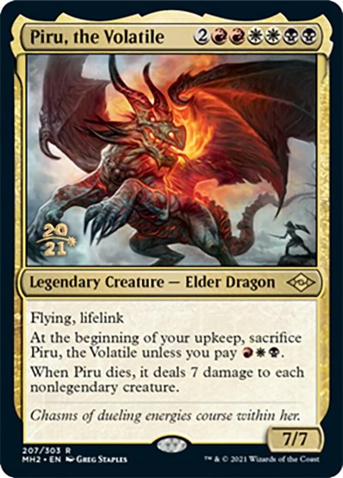 Piru, the Volatile [Modern Horizons 2 Prerelease Promos] | Game Master's Emporium (The New GME)