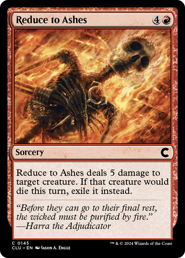 Reduce to Ashes [Ravnica: Clue Edition] | Game Master's Emporium (The New GME)