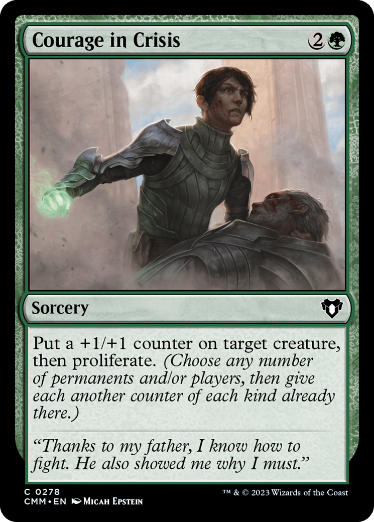 Courage in Crisis [Commander Masters] | Game Master's Emporium (The New GME)