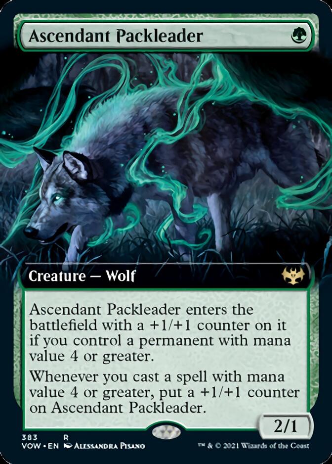 Ascendant Packleader (Extended Art) [Innistrad: Crimson Vow] | Game Master's Emporium (The New GME)