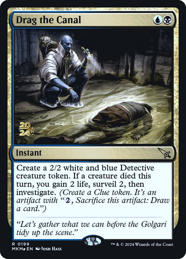 Drag the Canal [Murders at Karlov Manor Prerelease Promos] | Game Master's Emporium (The New GME)