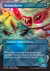 Thing in the Ice // Awoken Horror (Borderless Alternate Art) [Regional Championship Qualifiers 2023] | Game Master's Emporium (The New GME)