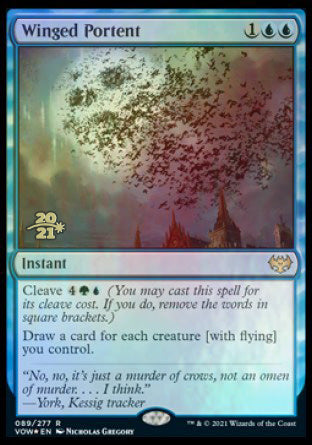 Winged Portent [Innistrad: Crimson Vow Prerelease Promos] | Game Master's Emporium (The New GME)