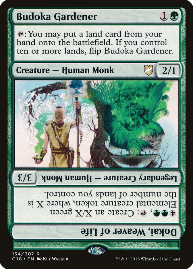 Budoka Gardener // Dokai, Weaver of Life [Commander 2018] | Game Master's Emporium (The New GME)