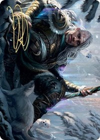 Jorn, God of Winter Art Card (Gold-Stamped Signature) [Kaldheim Art Series] | Game Master's Emporium (The New GME)