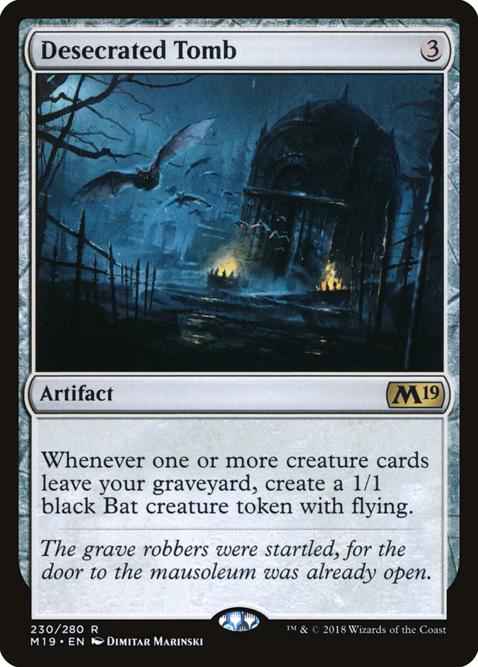 Desecrated Tomb [Core Set 2019] | Game Master's Emporium (The New GME)