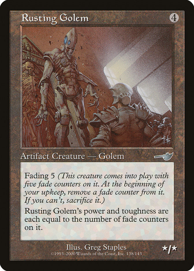 Rusting Golem [Nemesis] | Game Master's Emporium (The New GME)