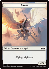 Angel // Spirit Double-Sided Token [Tarkir: Dragonstorm Commander Tokens] | Game Master's Emporium (The New GME)