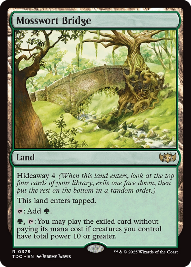 Mosswort Bridge [Tarkir: Dragonstorm Commander] | Game Master's Emporium (The New GME)