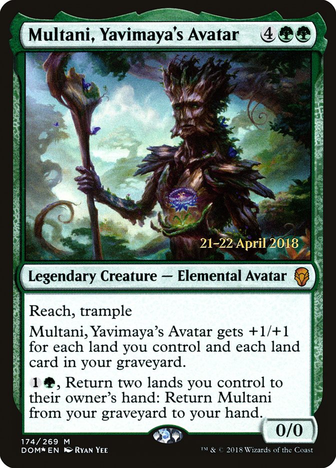 Multani, Yavimaya's Avatar [Dominaria Prerelease Promos] | Game Master's Emporium (The New GME)