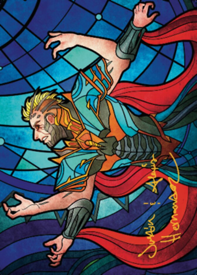 Ertai Resurrected Art Card 2 (Gold-Stamped Signature) [Dominaria United Art Series] | Game Master's Emporium (The New GME)