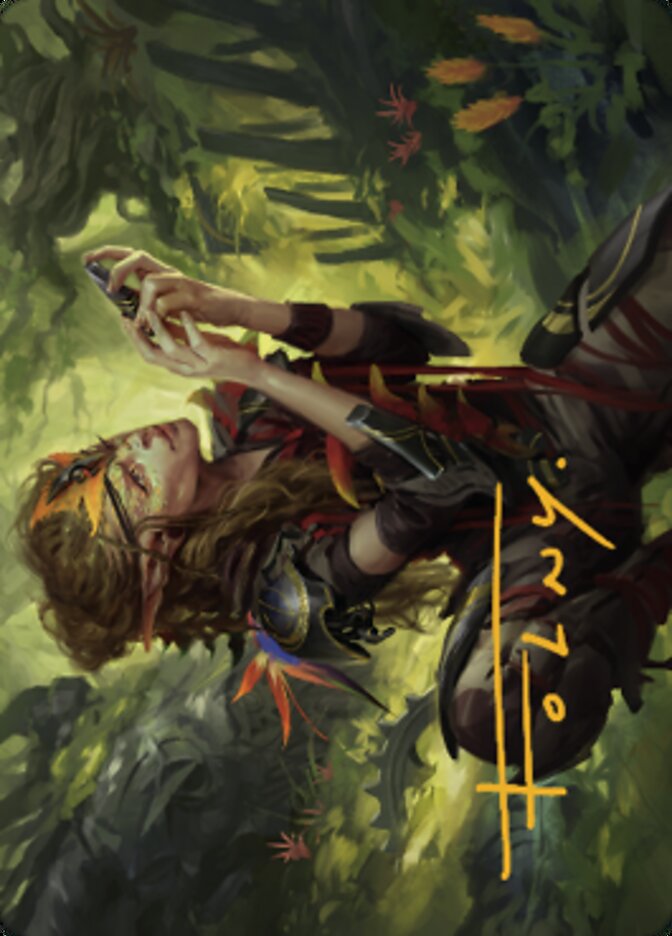 Meria, Scholar of Antiquity Art Card (Gold-Stamped Signature) [Dominaria United Art Series] | Game Master's Emporium (The New GME)