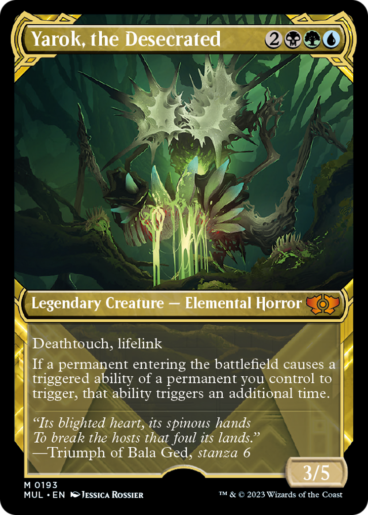 Yarok, the Desecrated (Halo Foil) [Multiverse Legends] | Game Master's Emporium (The New GME)